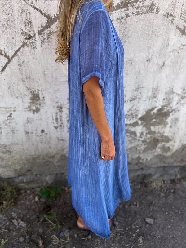 Loreta™ | Effortless V-Neck Maxi Dress