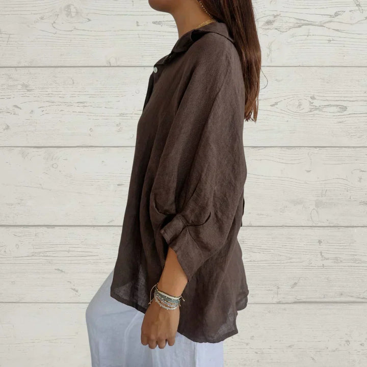 Kilea™ | Effortless Chic Linen Shirt