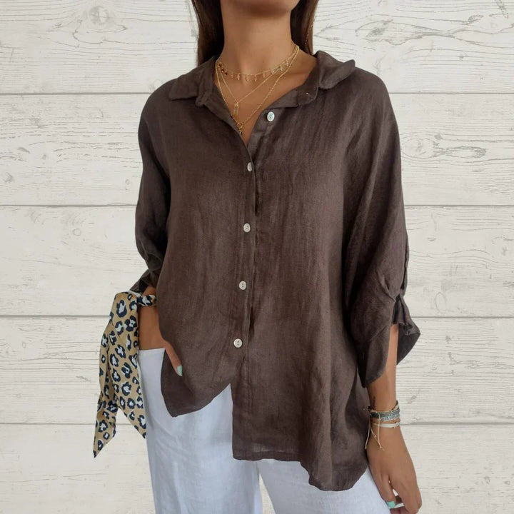 Kilea™ | Effortless Chic Linen Shirt