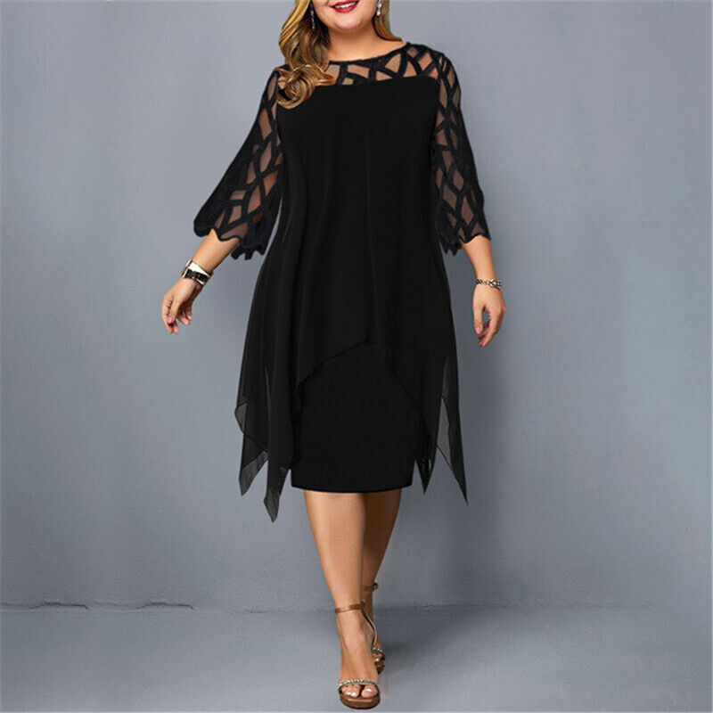 Annika | Plus Size Midi Dress