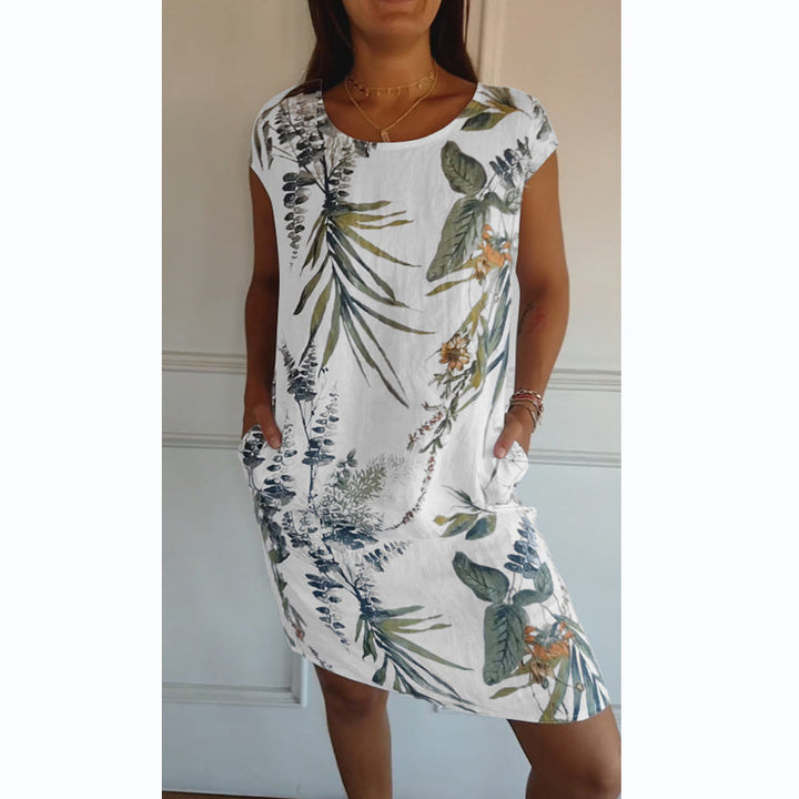 Althea | Botanical Midi Dress