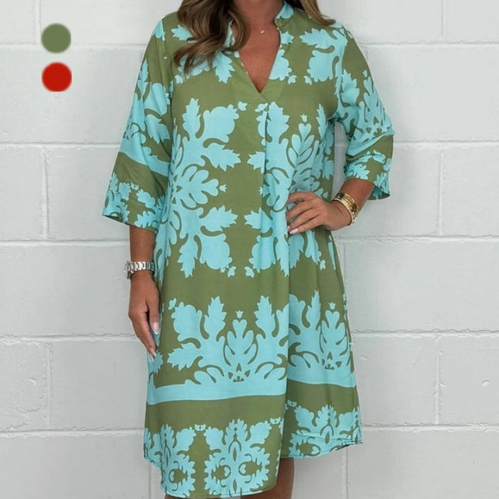 Jemma™ | Bold Patterned Tunic Dress