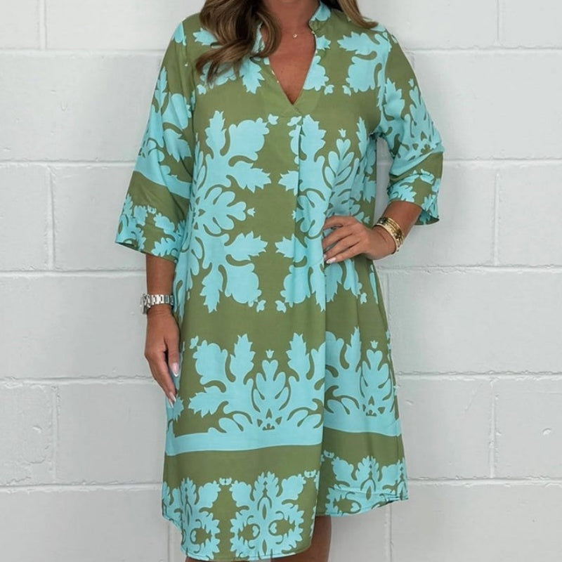 Jemma™ | Bold Patterned Tunic Dress