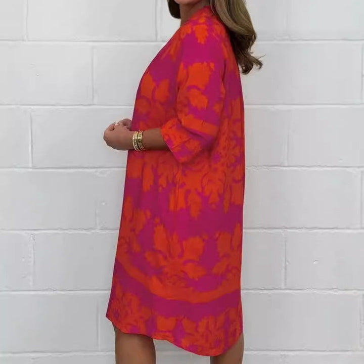 Jemma™ | Bold Patterned Tunic Dress