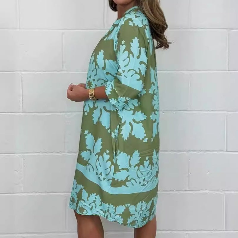 Jemma™ | Bold Patterned Tunic Dress