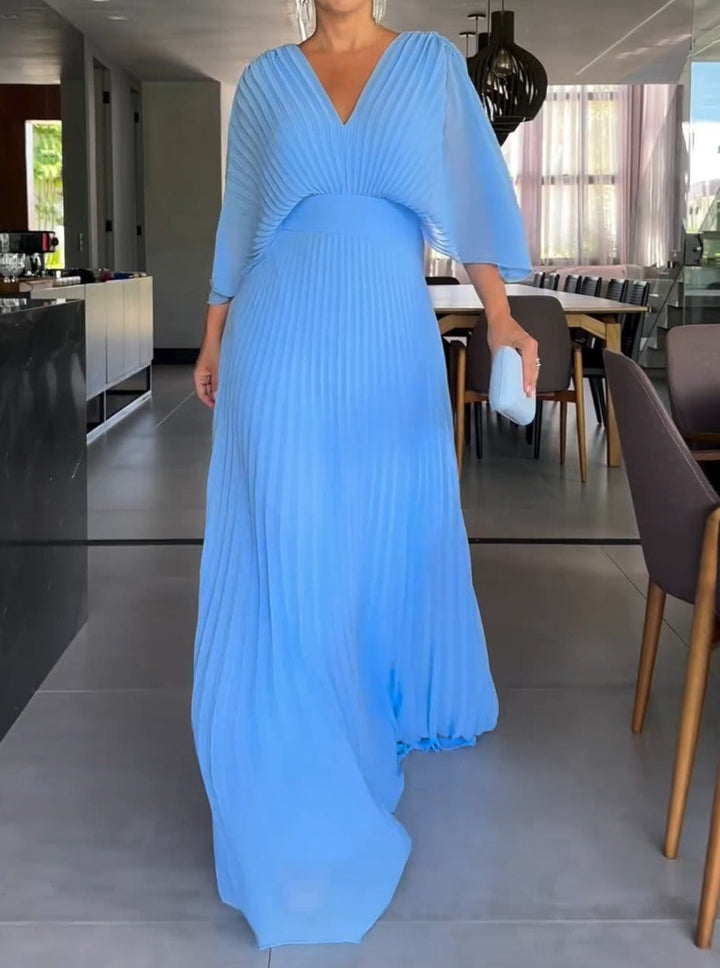 RIA™ - Floating Ribbed Maxi Dress