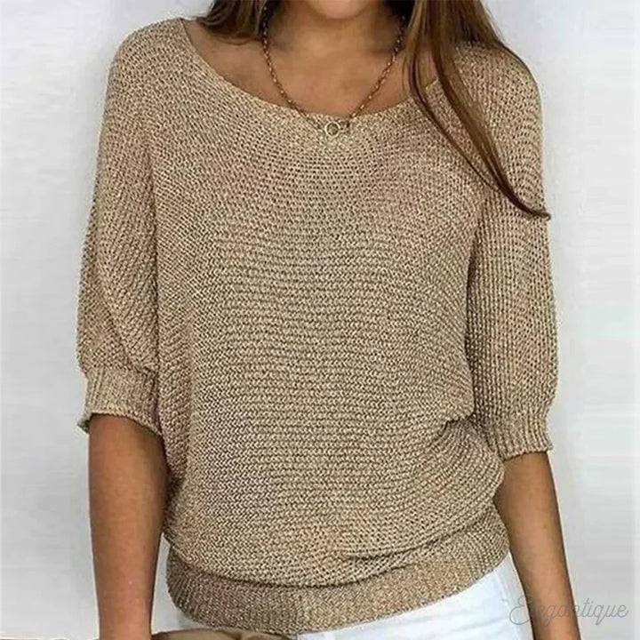 Maxine™ Relaxed Knit Top